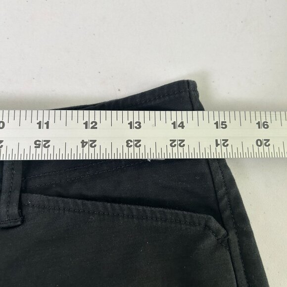 Eddie Bauer Mercer Fit Pants Womens Size 4 Black Cotton Stretch Casual - Picture 9 of 13